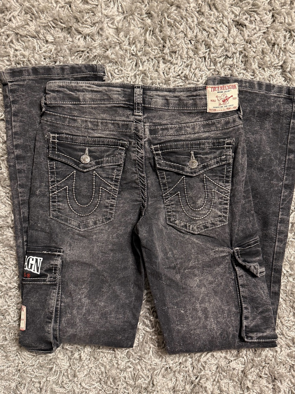 True Religion Cargo Jeans 26x29